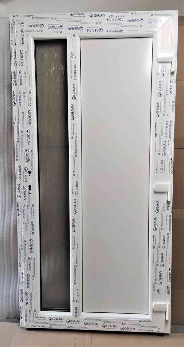 DVEŘE vchodové plastové  profil GEALAN výroba v ČR bílé Nové - foto 2