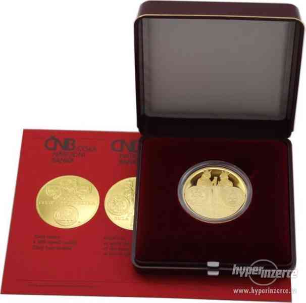 Zlatá mince 10000 Kč Zlatá bula sicilská 1oz 2012 Proof - foto 3