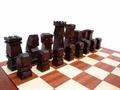 dřevěné šachy vyřezávané ORAWA 116 mad - foto 1