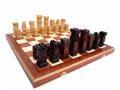 dřevěné šachy vyřezávané ORAWA 116 mad - foto 3
