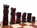 dřevěné šachy vyřezávané ORAWA 116 mad - foto 4
