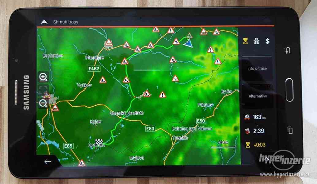 GPS navigace Samsung GalaxyTab A6, 74G,LTE,128GB,nové mapy. - foto 25