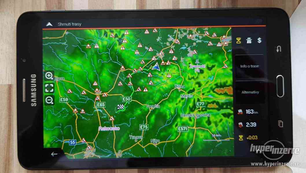 GPS navigace Samsung GalaxyTab A6, 74G,LTE,128GB,nové mapy. - foto 26