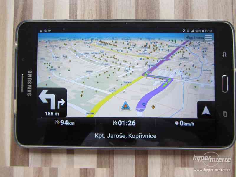 GPS navigace Samsung GalaxyTab A6, 74G,LTE,128GB,nové mapy. - foto 33