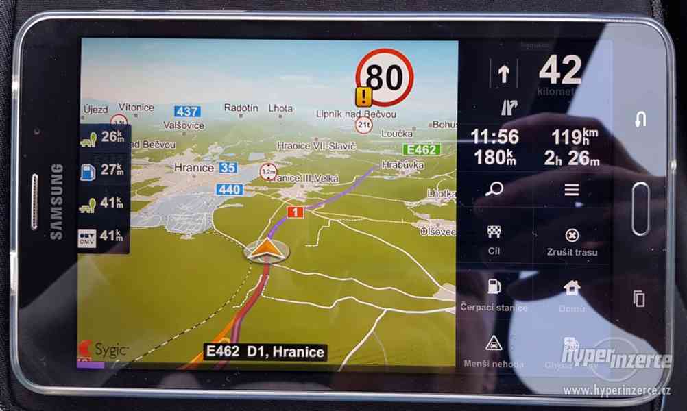 GPS navigace Samsung GalaxyTab A6, 74G,LTE,128GB,nové mapy. - foto 38