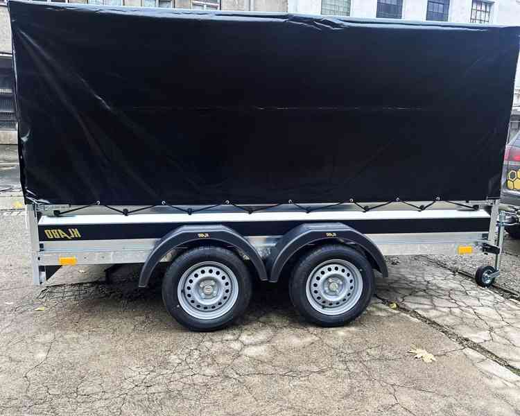 NOVÝ přívěsný vozík 2,65m x1,30,řidičák B ,svařovaný rám,DPH - foto 22