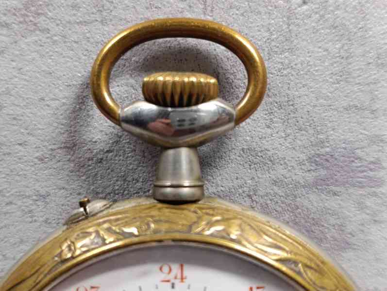 Obrovské 67mm kapesní hodinky Régulatéur, 192g! - foto 4