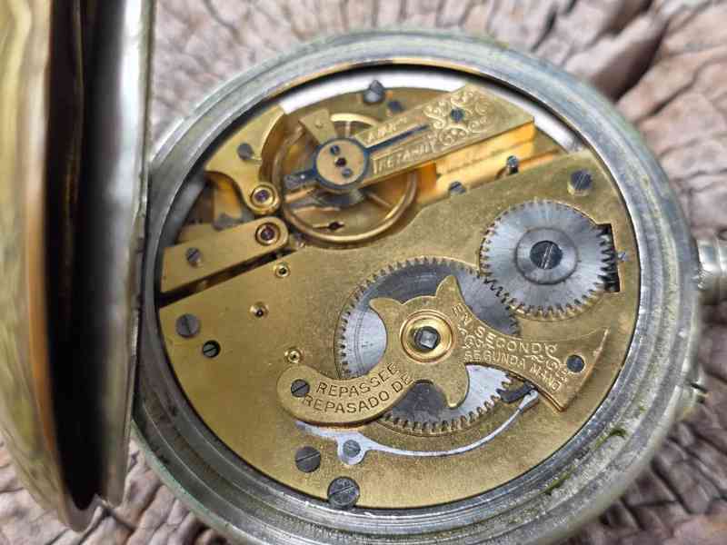 Obrovské 67mm kapesní hodinky Régulatéur, 192g! - foto 25