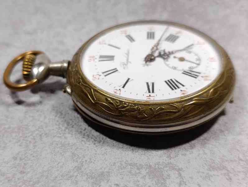 Obrovské 67mm kapesní hodinky Régulatéur, 192g! - foto 11