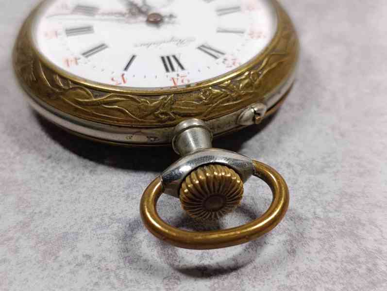 Obrovské 67mm kapesní hodinky Régulatéur, 192g! - foto 10