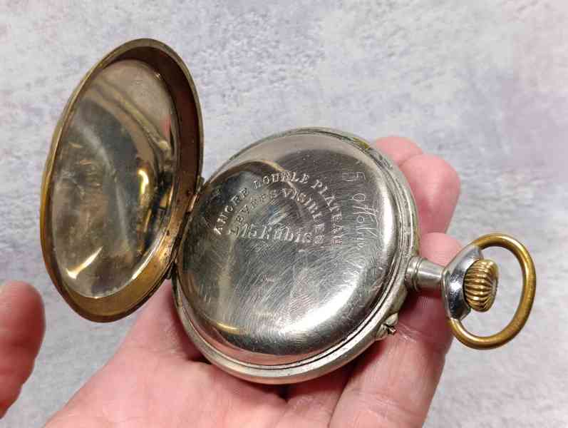 Obrovské 67mm kapesní hodinky Régulatéur, 192g! - foto 22