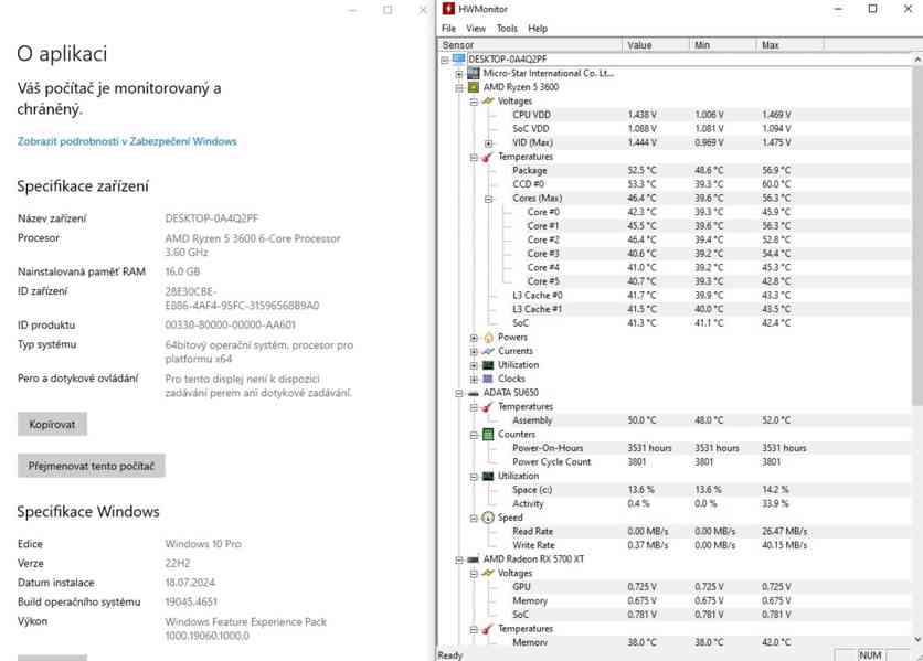 ⭐️ HERNÍ PC RYZEN 5 3600, 16GB RAM, RX 5700XT, SSD, WIN10 ⭐️ - foto 8