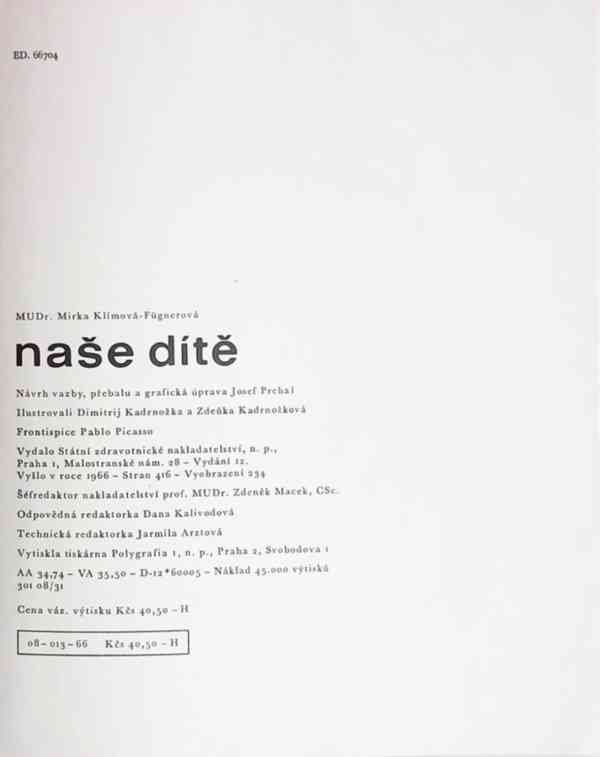 Klímová -Fügnerová M.: Naše dítě - foto 4