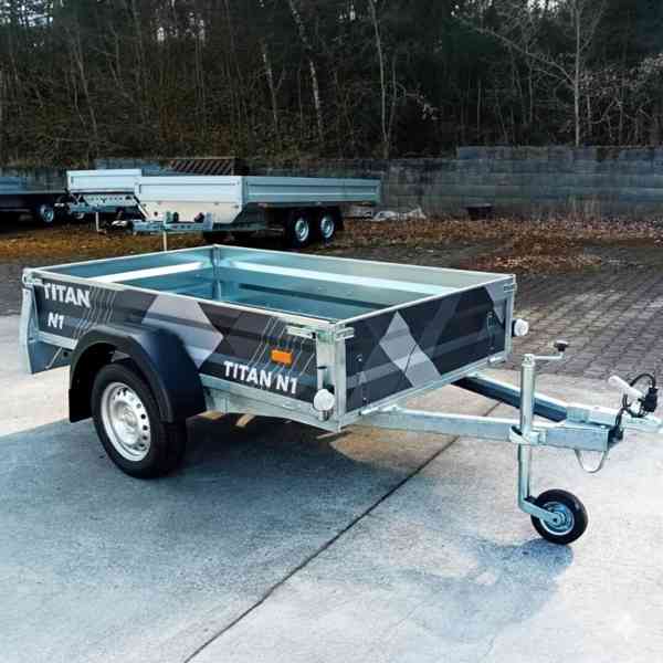 Nový PROFI přívěsný vozík 2,06m x 1,26m, svařovaný rám, DPH