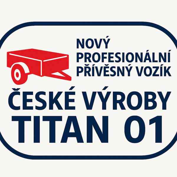 Nový PROFI přívěsný vozík 2,06m x 1,28m, svařovaný rám, DPH - foto 20