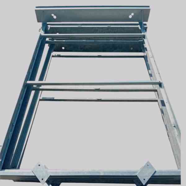 Nový PROFI přívěsný vozík 2,06m x 1,28m, svařovaný rám, DPH - foto 13