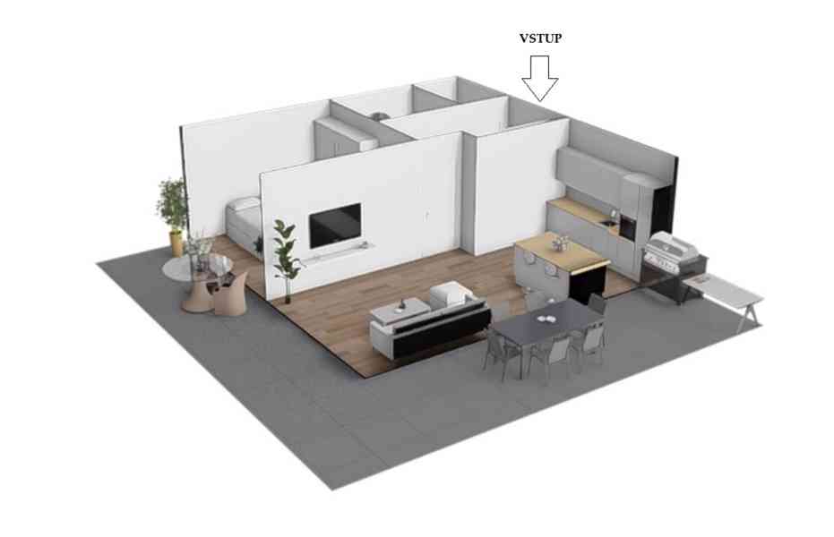 PRONÁJEM BYTU 2+KK, TERASA, GARÁŽOVÉ STÁNÍ A SKLEP, BRNO - foto 15