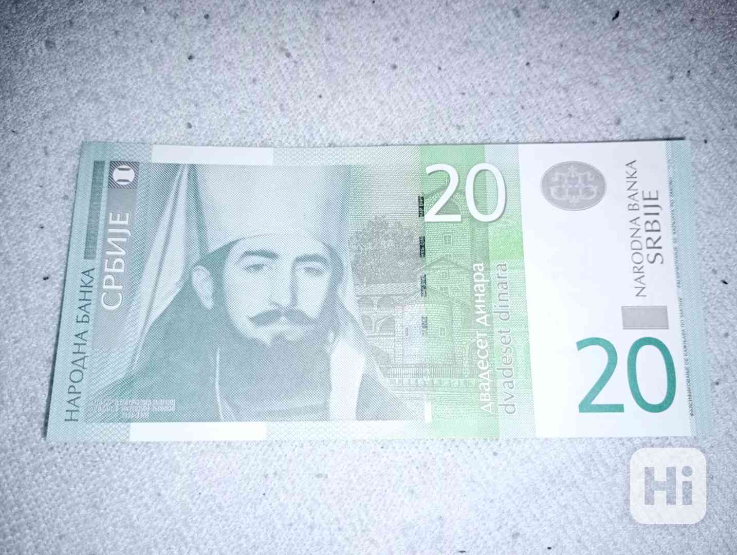 Srbsko bankovka - foto 1