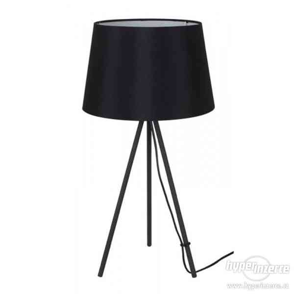 Stolní lampa Milano Tripod, trojnožka, 56 cm, E27, černá - foto 1