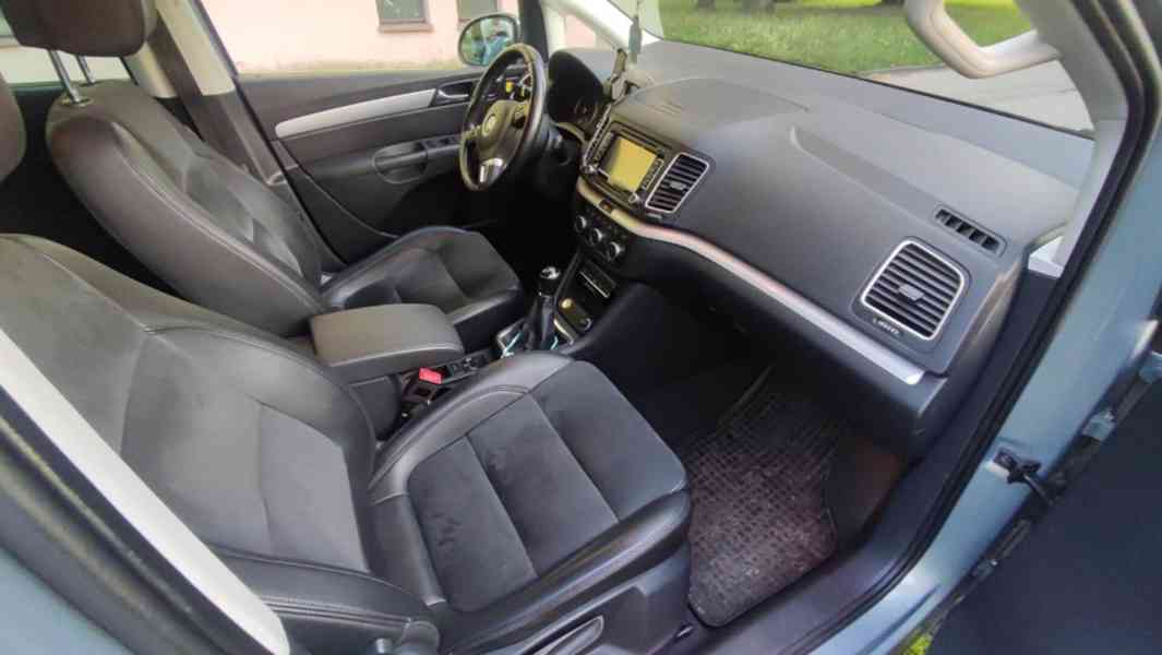 VW Sharan III 2.0TDI 103kw 4 Motion Highline 7mist CZ 2014 - foto 12