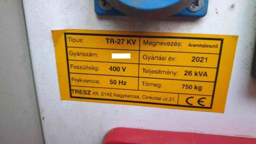 400V agregát diesel přívěs s SPZ - foto 4