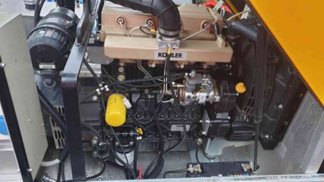 400V agregát diesel přívěs s SPZ - foto 6