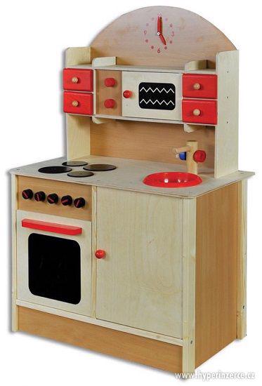 Dřevěná dětská kuchyňka - foto 1