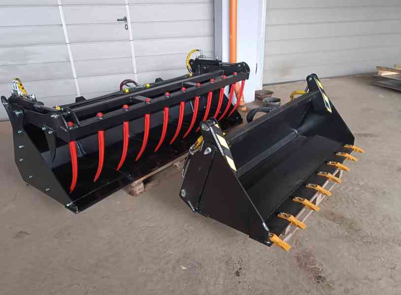 Lopata kombinovaná 4v1, klapačka LOCUST, BOBCAT, AVANT  - foto 3