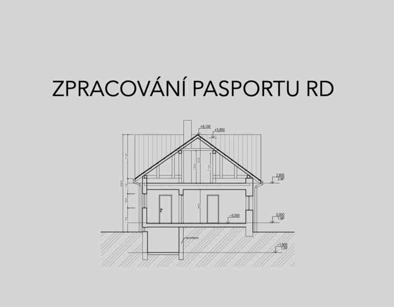 Zpracování pasportu RD - skutečného stavu budovy