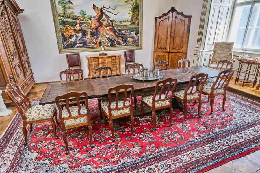 Zrestaurovaný set starožitných dubových židlí 12 kusů - foto 2