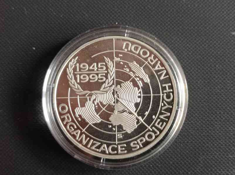 Mince 200 Kč 1995,  50.výročí OSN Proof