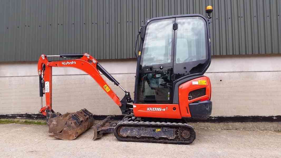 Kubota KX016-4 Mini rýpadla - foto 2