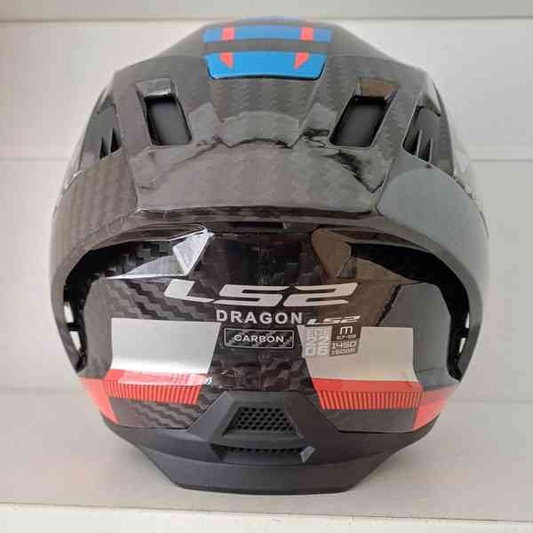 Silniční integrální přilba LS2 DRAGON TRAX Blue Red - foto 9