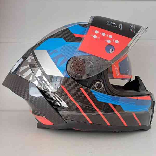 Silniční integrální přilba LS2 DRAGON TRAX Blue Red - foto 6