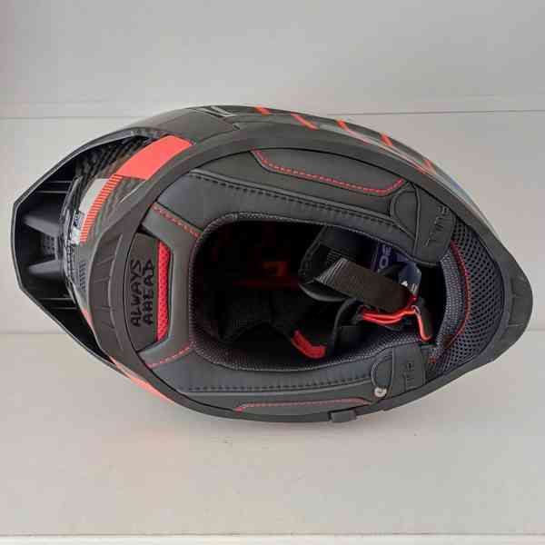 Silniční integrální přilba LS2 DRAGON TRAX Blue Red - foto 11