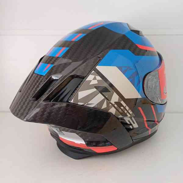 Silniční integrální přilba LS2 DRAGON TRAX Blue Red - foto 7