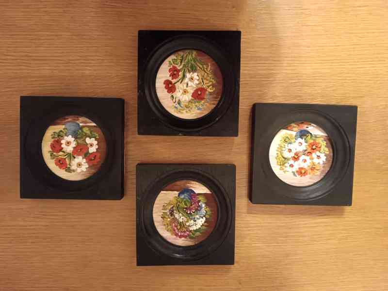 Ručně malované obrázky – sada 9 ks - foto 3