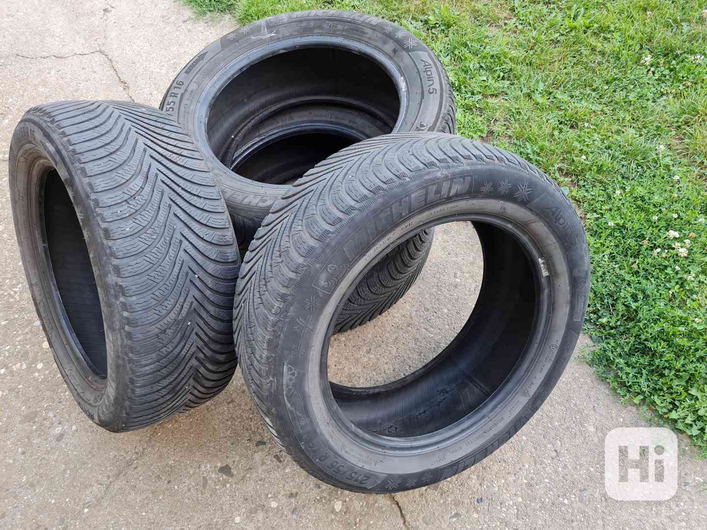 Prodám zimní pneu Michelin Alpin 5 R16 215/55 - foto 1
