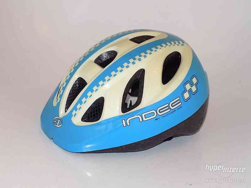 Cyklistická dětská helma S/M přilba na kolo vel. S/M 50-54cm - foto 1