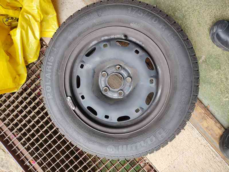 Nabízím 4 Zimní Pneumatiky Barum (175/70 R14 84 T) + Disky - foto 2