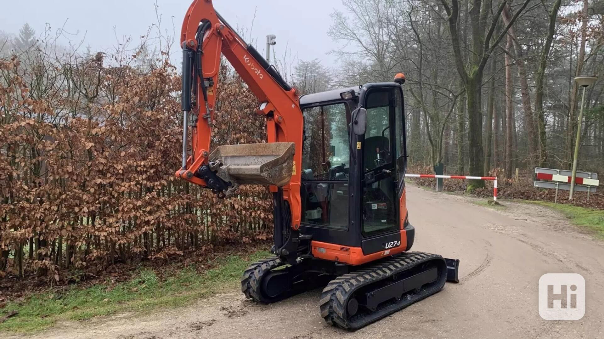 Minibagr Kubota U27-4 15,5 kW-2.5t - foto 1