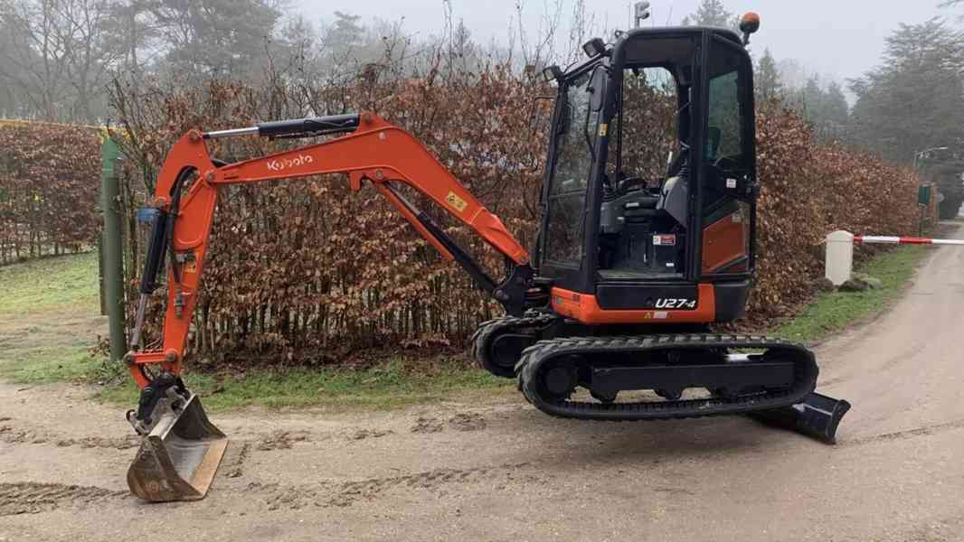 Minibagr Kubota U27-4 15,5 kW-2.5t - foto 2