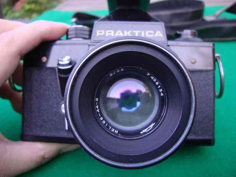 Foto fotoaparát PRAKTICA PLC 2 + objektiv Helios 44-2 58mm - foto 8