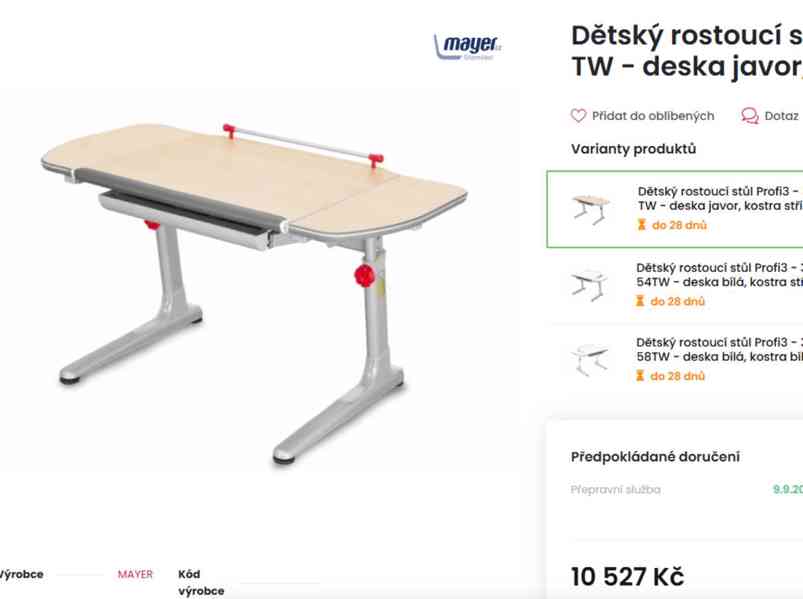 Dětský rostoucí stůl Mayer - foto 3