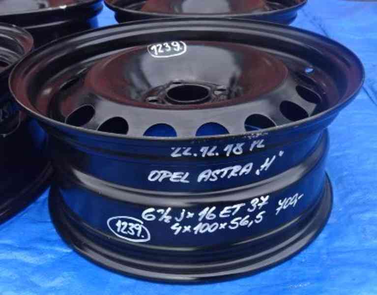 Plechové disky 16" Opel Astra "H" - foto 3