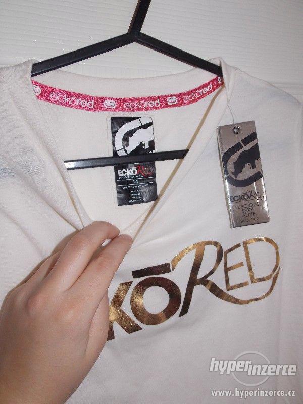 Nové dámské tričko značky ECKO Red - foto 1