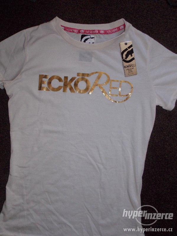 Nové dámské tričko značky ECKO Red - foto 4