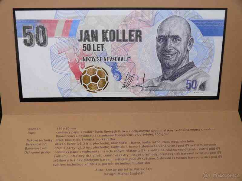 Bankovka k 50. narozeninám Jana Kollera - foto 4