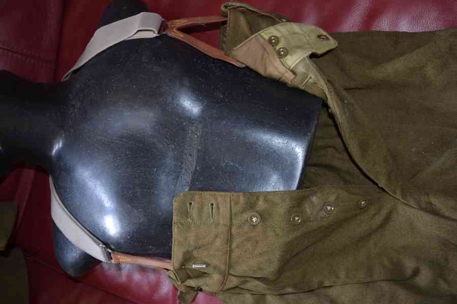 Britska 2 sv.valky uniforma vojenska historicka sako kalhoty - foto 5