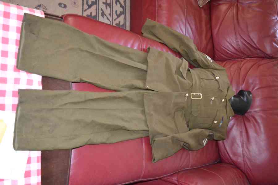 Britska 2 sv.valky uniforma vojenska historicka sako kalhoty - foto 1
